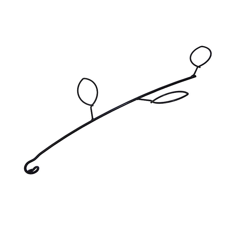 Quick Connect Branch Style hanger with three oval hooks, resembling a natural branch, for easily adding bird perching space to a feeding pole.