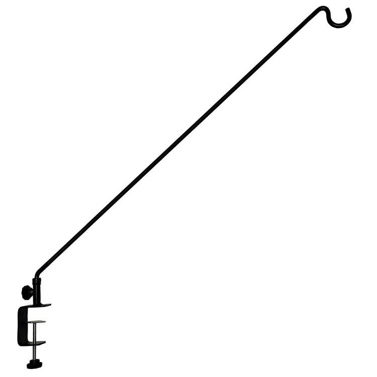 Clamp on deck bracket on a white background
