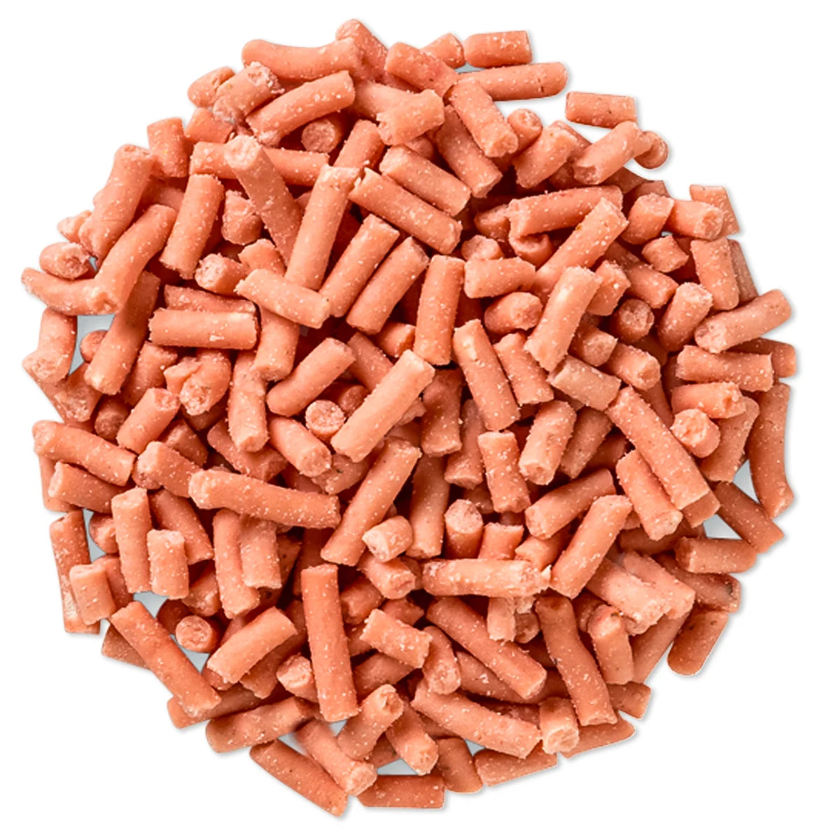 Suet To Go Berry Pellets, bite-sized suet for birds, shown in a close-up pile. Ideal for mixing with seed, offering high-energy nutrition.