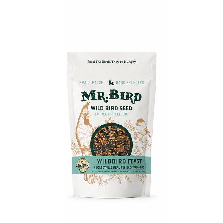 4lb: Mr. Bird Wildbird Feast wild bird seed, 4 lb resealable bag