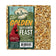 Golden Safflower Feast Block Small, Set of 3, featuring a seed block with a red bird illustration, ideal for attracting cardinals and grosbeaks.