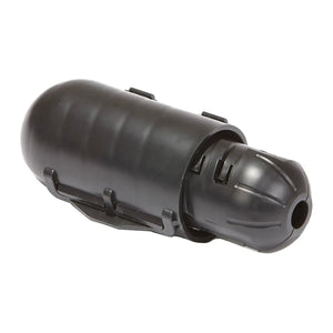 ClickShield™ Cord Lock: Waterproof enclosure for cable connections, ideal for heated birdbaths, with a secure ratchet mechanism and moisture-blocking gasket to prevent disconnections.
