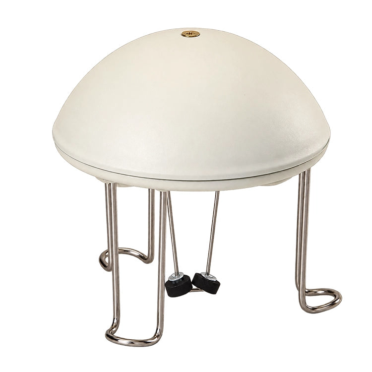 Water Wiggler shown as a semi-flush-mount fixture with a white dome, three metal arms, and black lamp-holders for creating birdbath ripples.
