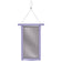 Tall Finch Feeder, Purple: A small, rectangular mesh bag with a wire loop, designed for finches to cling and feed, holds 1.2 lbs. of seed.