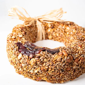 Mr. Bird All Season Flaming Hot Feast Bird Seed Wreath