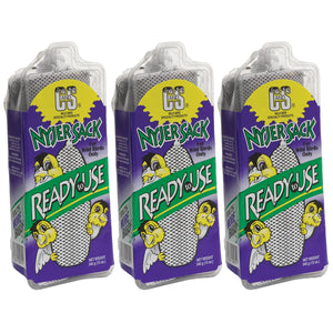 Filled Nyjer® Stocking, Set of 3; pre-filled mesh feeders for finches, featuring tiny openings for easy feeding and clinging. Includes hanger, refillable with Nyjer® seed.