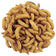 WaxSnax Roasted Waxworms, 2.8 oz., shown up close in a resealable bag, ideal for bird feeding with 100% roasted, high-protein waxworms.