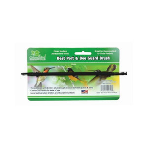 Packaged Best Port & Bee Guard Brush with green label and black brush on a white background