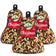 Three Mr. Bird Christmas Fruit & Nut Seed Bells with red and green labels on a white background.