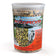 Woodpecker Seed Log, Jumbo: A clear tub containing a compressed log of mixed seeds and nuts, designed for hanging outdoors to attract woodpeckers and songbirds.