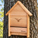 Woodlink Cedar Bat Chalet made from natural cedar wood with a single grooved roosting chamber, ventilation gap and landing platform, designed to shelter up to 25 bats.