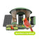 Birdfy Feeder 2 Duo - Bird Feeder with Camera shows a Northern Cardinal on the tray, highlighting solar-powered features and camera integration for bird watching.