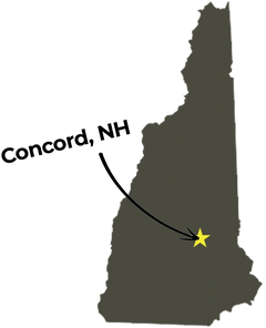 New Hampshire map