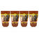 Four packages of Suet Minis Nut Blend for birds on a white background