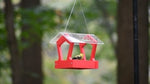 Duncraft Heritage Platform Bird Feeder, Red