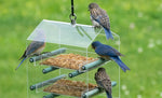 4528 Bluebird Landing Twin Tray Feeder, available exclusively at duncraft.live
