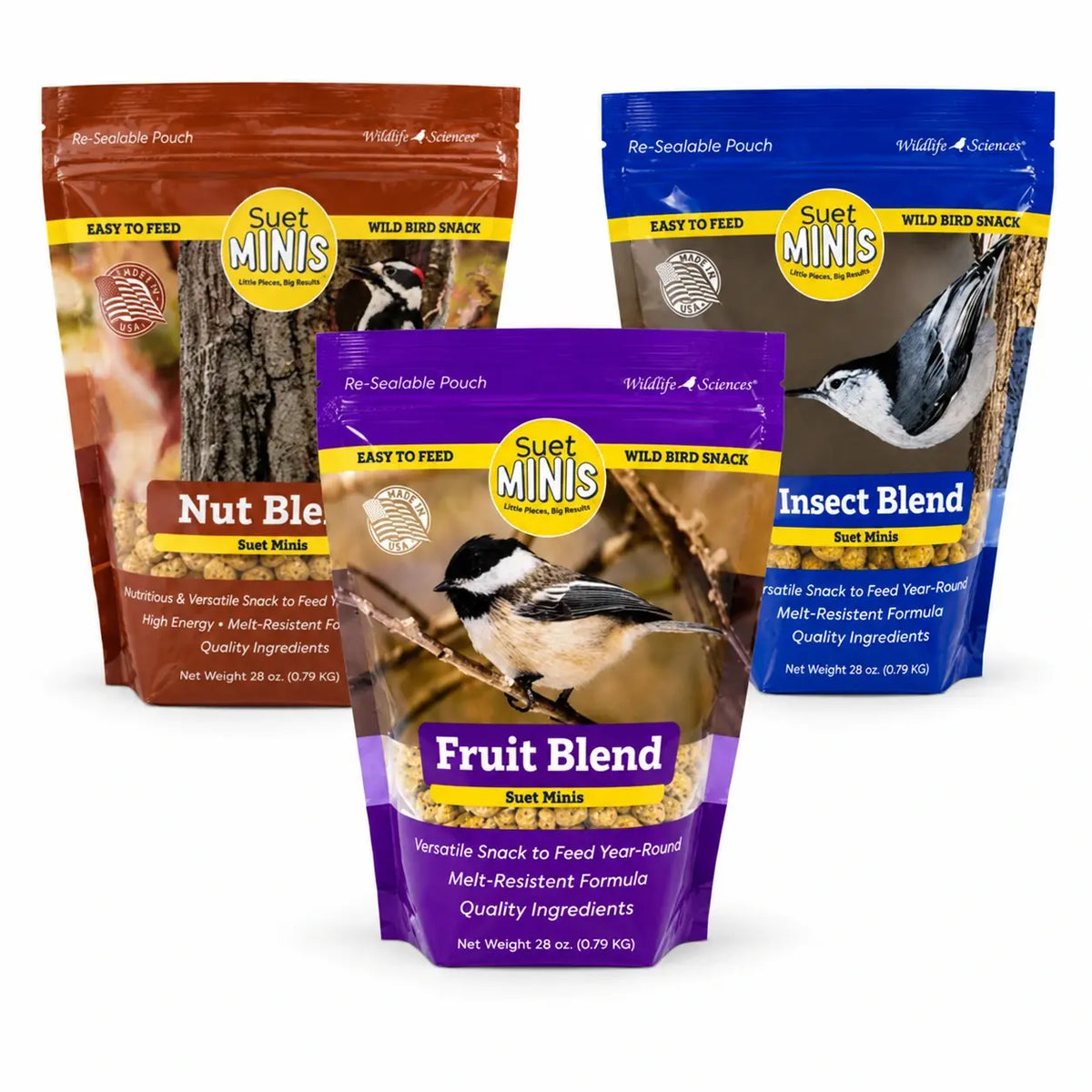 Suet Minis Sampler, Set of 3